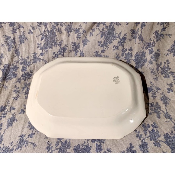 T. S. & T. Taylor Smith and Taylor Paramount Ivory Serving Platter - Picture 6 of 9